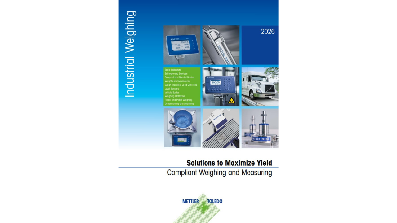 Industrial Weighing Catalog 2026