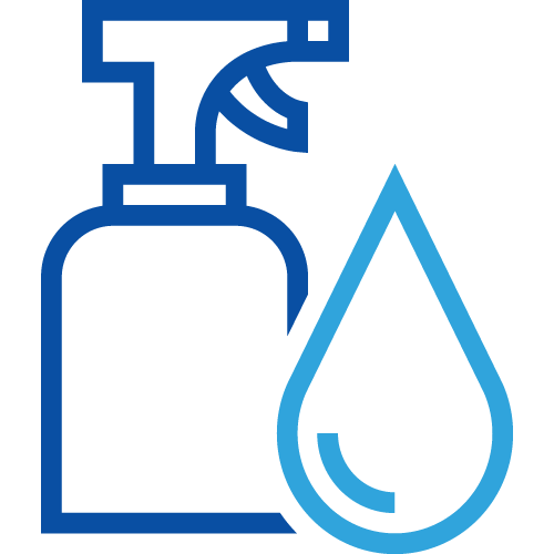cleaning spray icon
