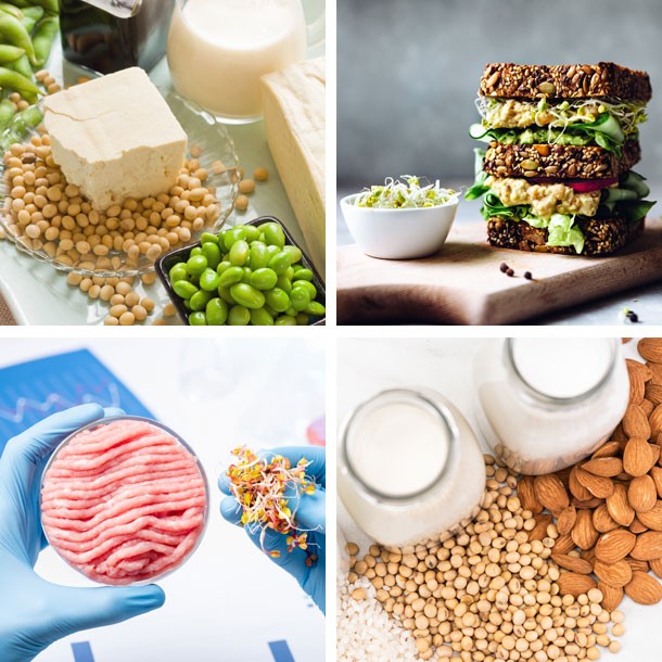 Pflanzliche Lebensmittel und Getränke