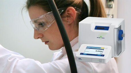 Woman in science lab