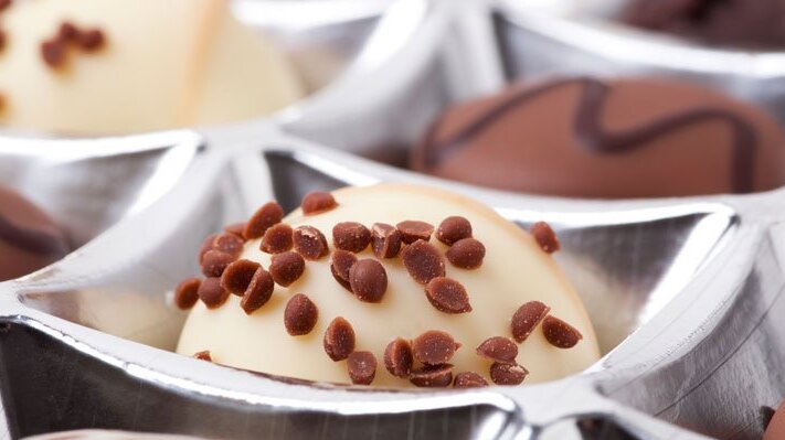 Close up of chocolates