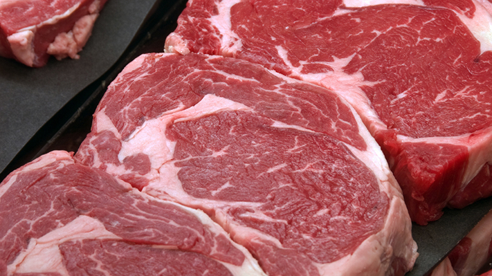 Close up of steaks