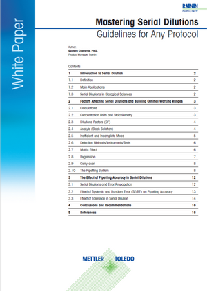 pipetting techniques for mastering serial dilutions