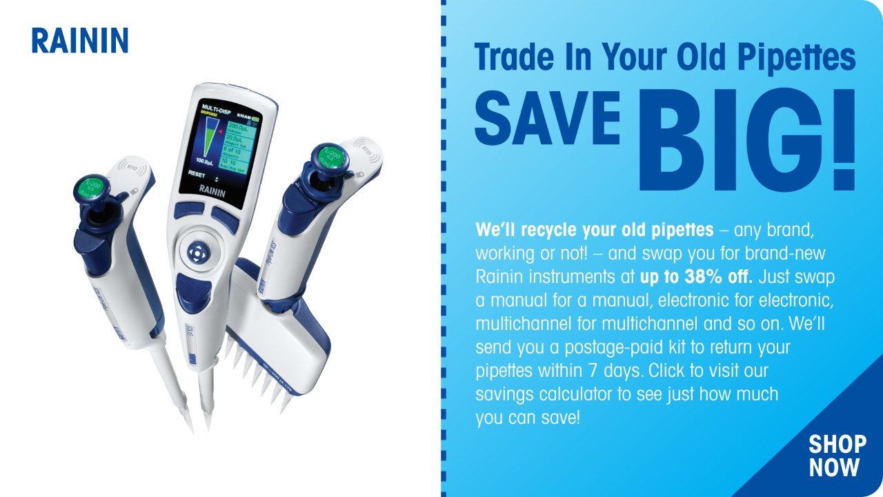 limited time offers from rainin