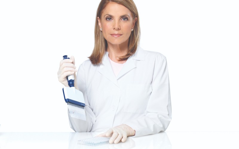 manual multichannel pipette