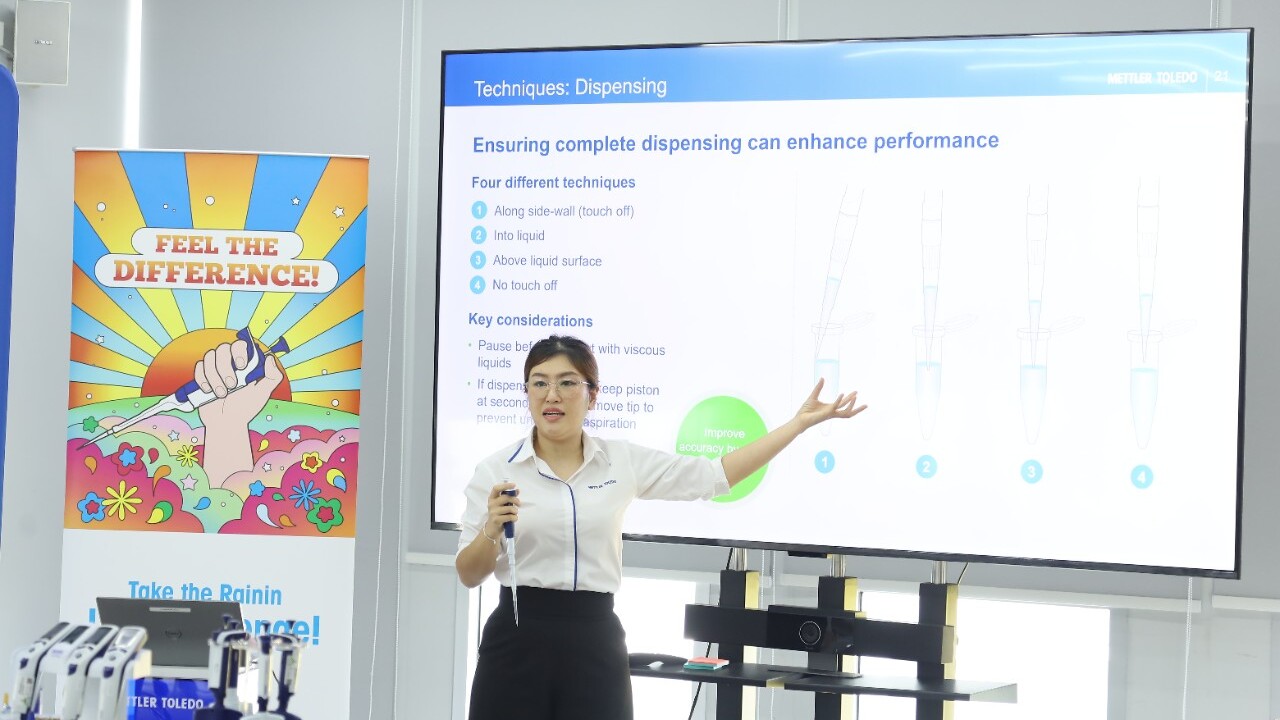 pipetting technique seminar testimonial