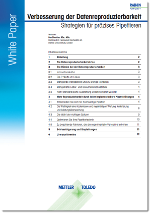 zuverlässige Pipettierstrategien