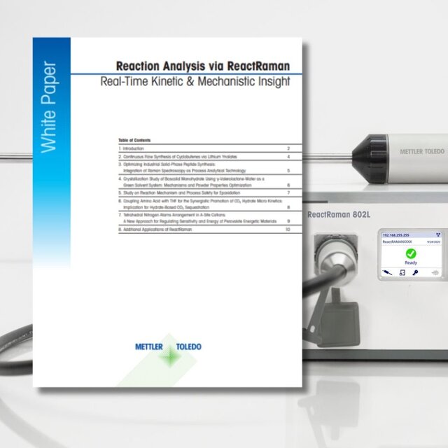 raman analysis with reactraman spectroscopy