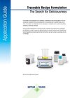 Traceable recipe formulation - learn the best procedures for laboratory weighing. Traceable recipe formulation - learn the best procedures for laboratory weighing.