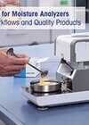 Brochure: Your Trusted Partner for Moisture Analyzers Brochure: Your Trusted Partner for Moisture Analyzers