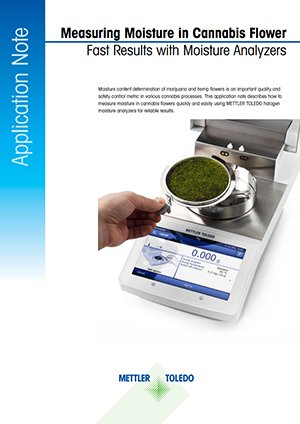 Cannabis Moisture Content Determination Cannabis Moisture Content Determination