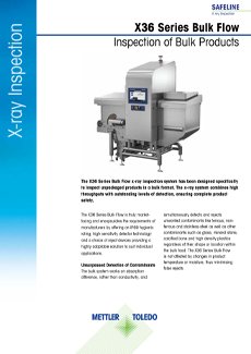 Fiche technique du système d'inspection X36 Bulk Flow | Téléchargement gratuit