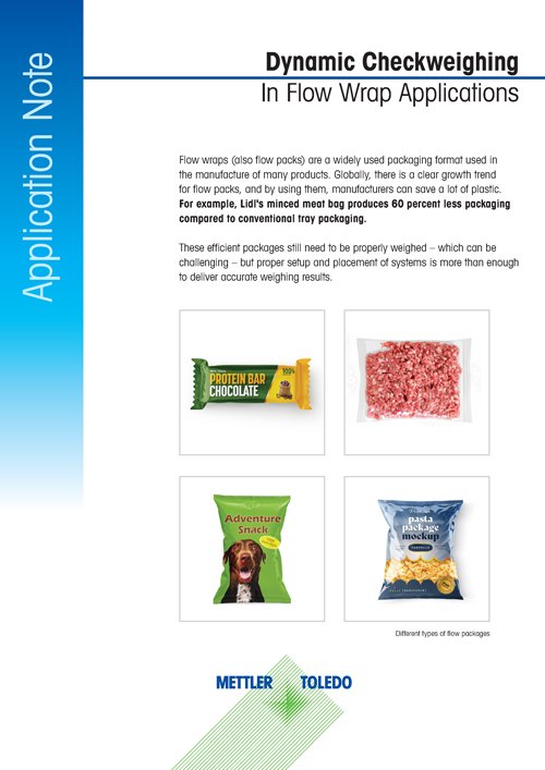 Checkweighing in Flow Wrap Applications | PDF Download