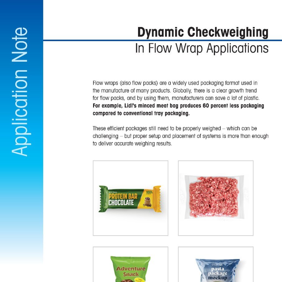 Bakery Checkweighing for Quality Inspection