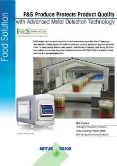 F&S Produce Uses Metal Detection to Protect Product Quality
