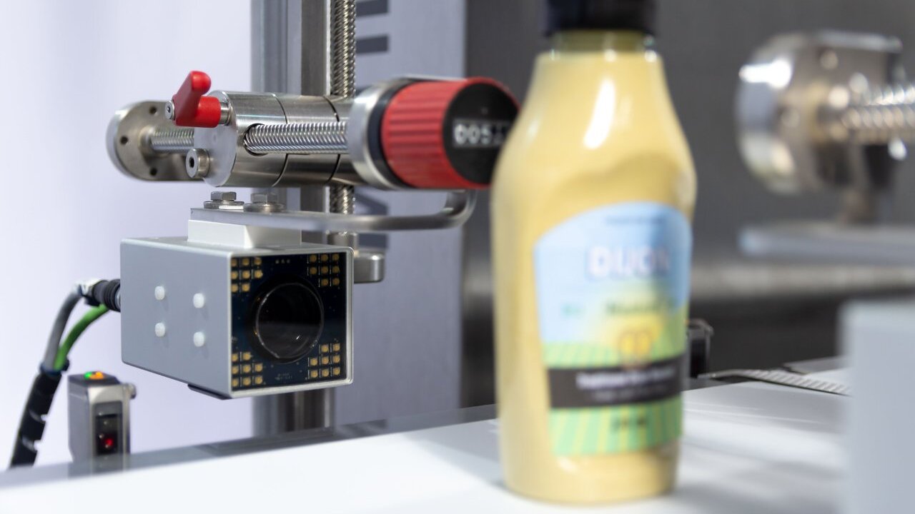 Vision inspection of bottle label