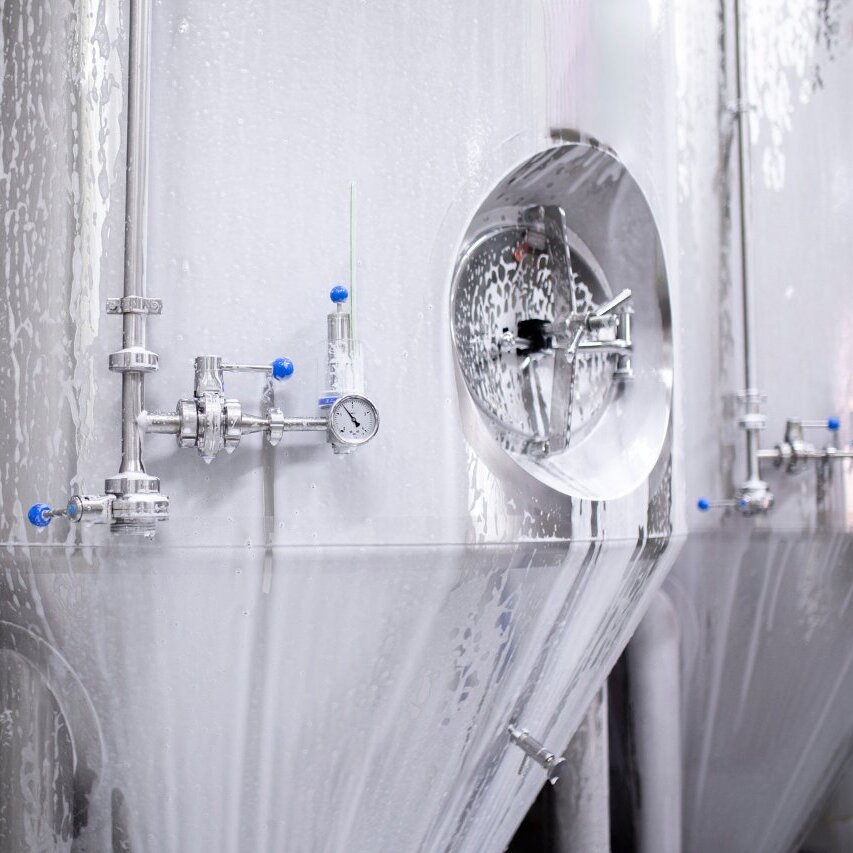 Efficient cleaning for hygienic design