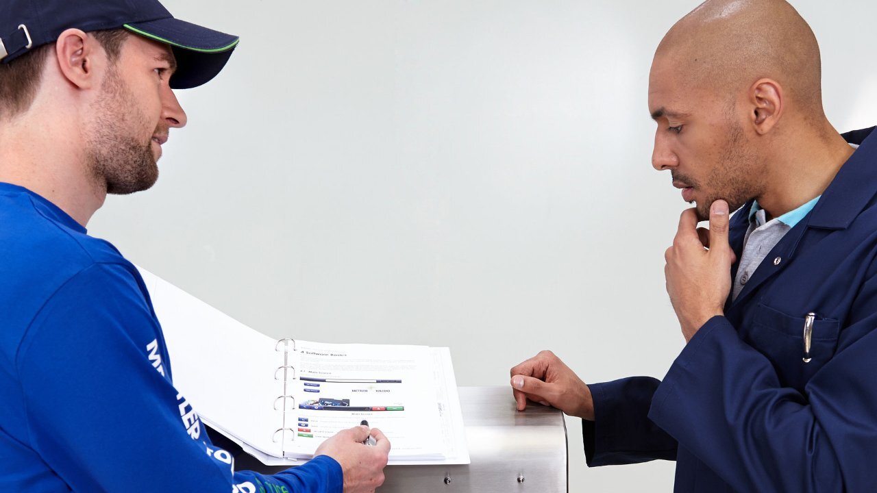 User training for product inspection equipment User training for product inspection equipment