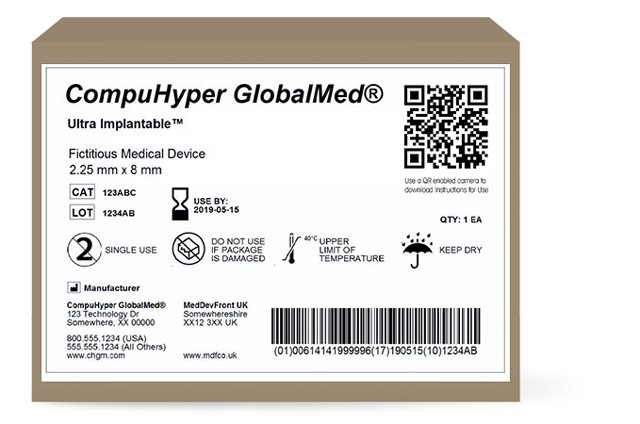 Medical device label integrity