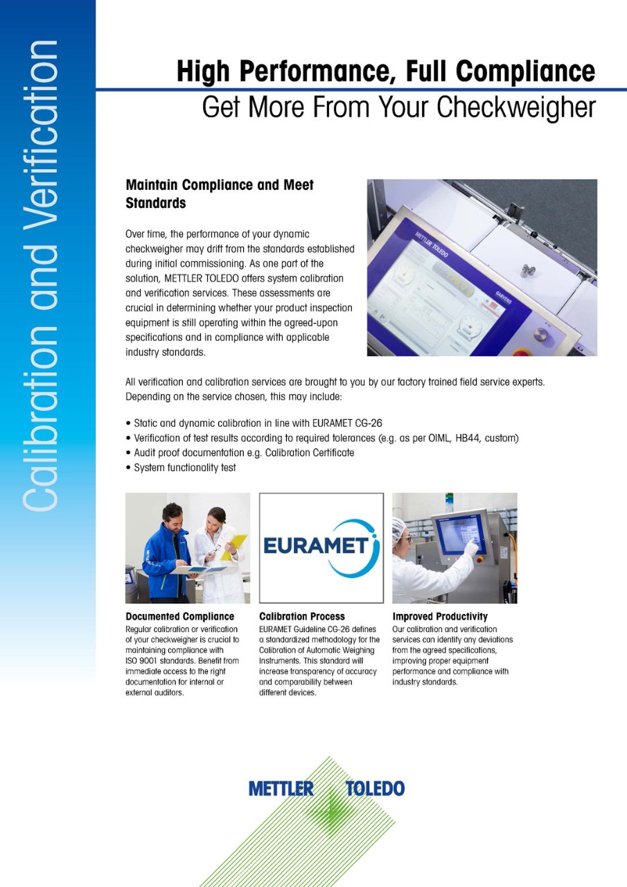 Essential Guidance on Checkweigher Calibration and Verification