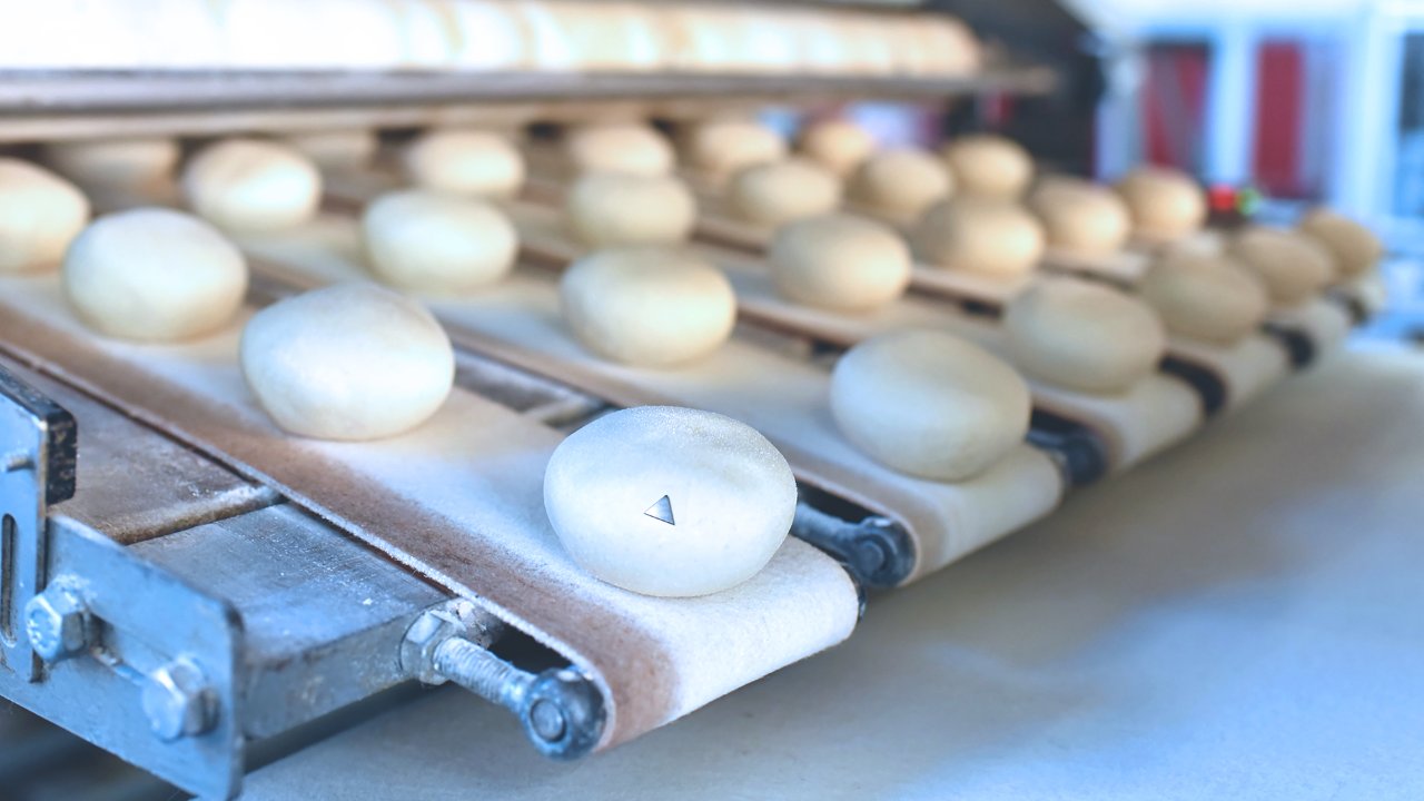 Physical contamination detection of baked goods