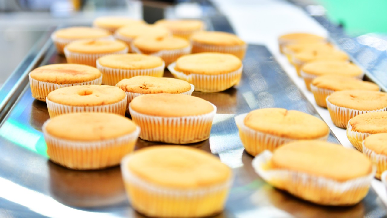 Muffins for bakery industry