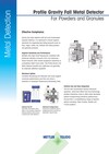 Profile Gravity Fall Metal Detector | Datasheet