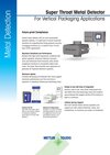 Super Throat Metal Detectors for VFFS Applications | Datasheet
