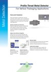 Profile Throat Metal Detectors for VFFS Applications | Datasheet