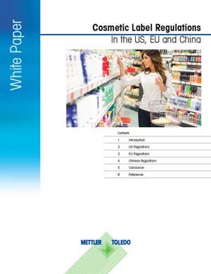 Cosmetic Label Regulations in the US, EU and China.