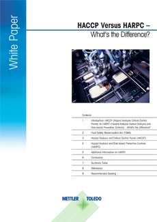 HARPC 대 HACCP – 차이는 무엇입니까?