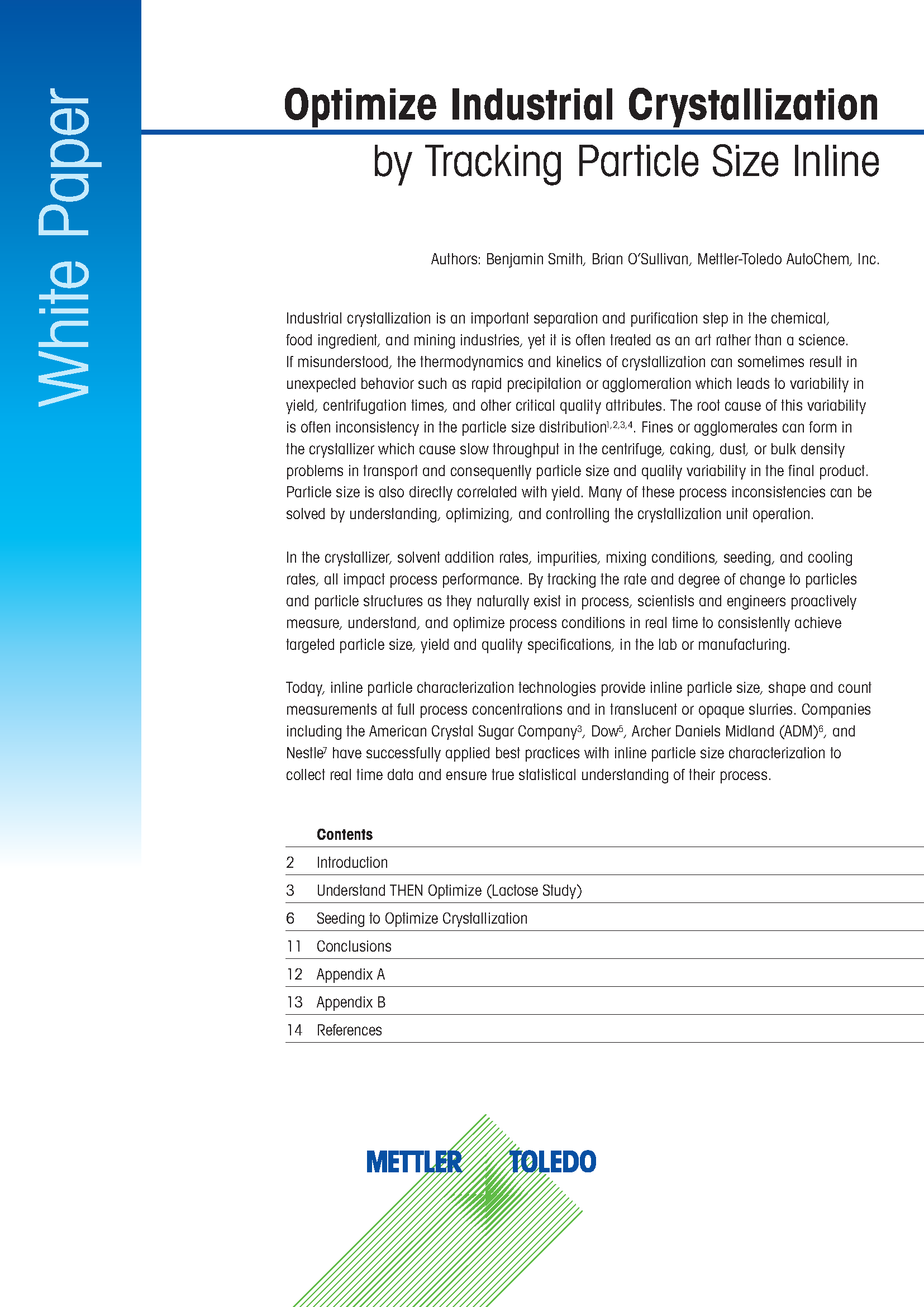 Industrial Crystallization White Paper