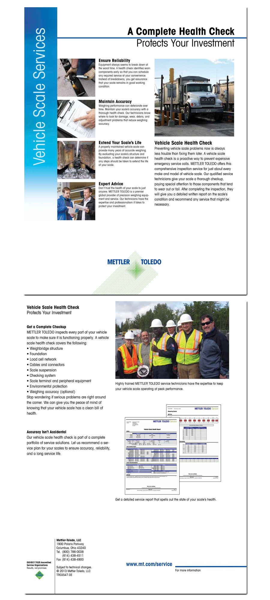 Vehicle Scale Health Checks - For Extended Scale Life