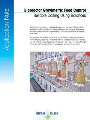 Bioreactor control system using balances Bioreactor control system using balances