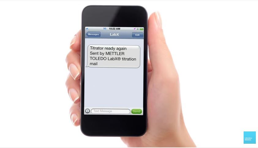 Get your titration results wherever you are — with LabX Titration Mail
