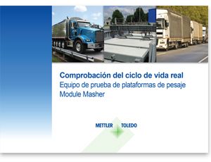 Comprobación del ciclo de vida real: el equipo de prueba de plataformas de pesaje Module Masher