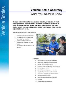 What you need to know: Vehicle Scale Accuracy and Calibration