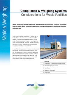 Weighing Compliance for the Waste Industry