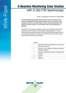 3 Reaction Monitoring Case Studies 3 Reaction Monitoring Case Studies